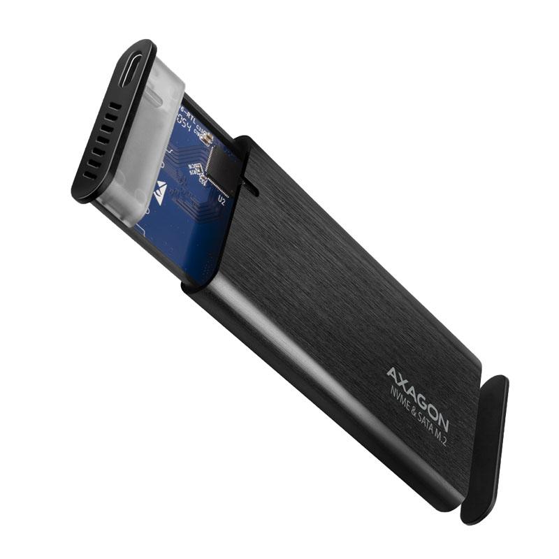 Axagon EEM2-SB2 contenitore di unità di archiviazione Box esterno SSD Nero M.2