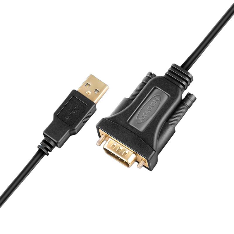 Cavo adattatore ADS-1PQN, porta COM RS-232 a USB 2.0 - chip FT232RL