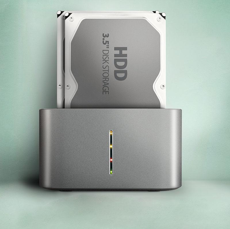 Axagon Axg ADSA -DC - docking e copia stazione 2x 2.5 "/3.5" SATA USB 3.0 - Digital/Data - Serial ATA (ADSA -DC)