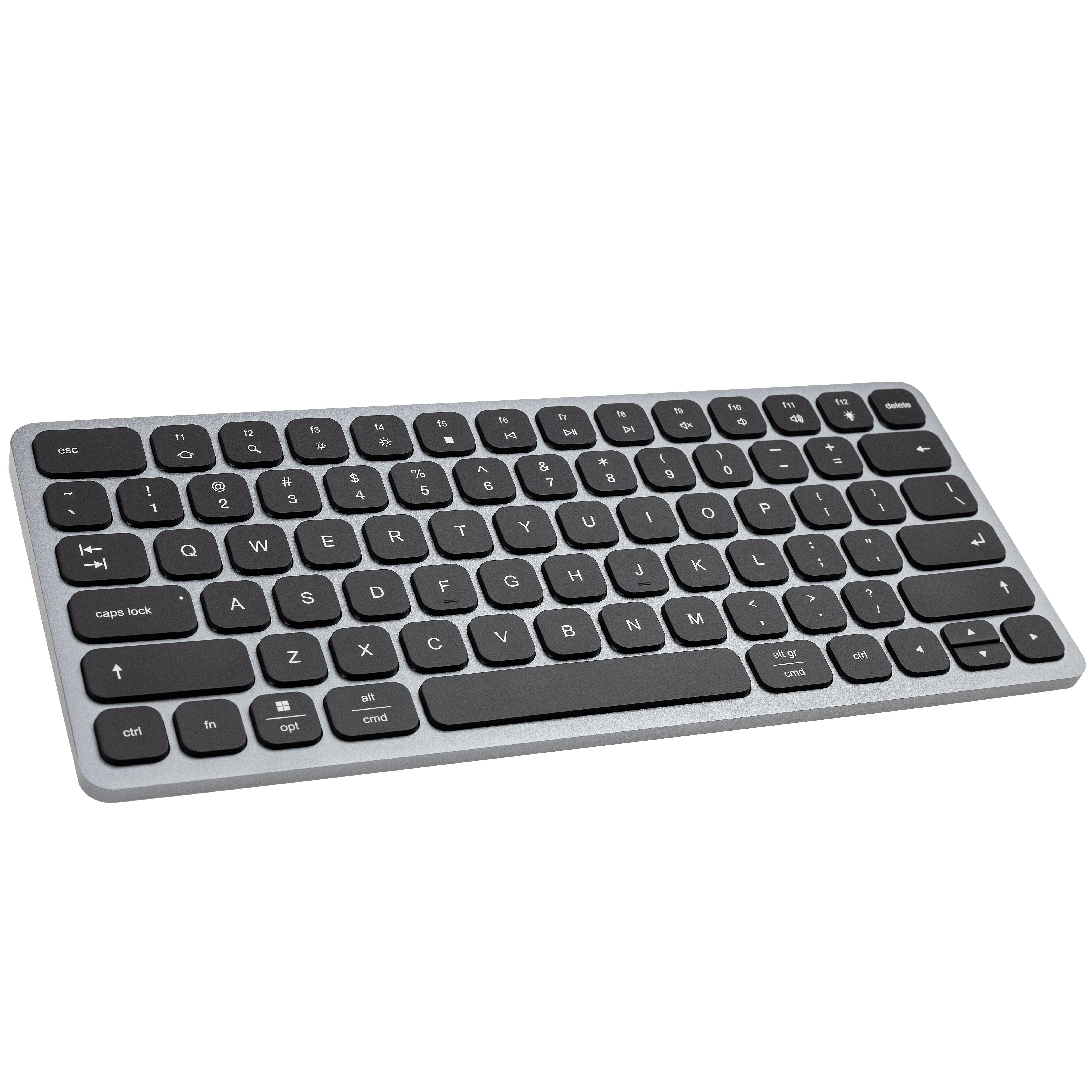 Tastiera Axagon HMC-KB 5GBPS USB-C con hub, micro SD/SD, 3x USB-A, HDMI 4K/60Hz, PD 100W, Audio, Layout USA (HMC-KB-US)