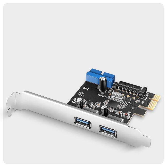 Axagon PCEU-232RS scheda di interfaccia e adattatore Interno USB 3.2 Gen 1 (3.1 Gen 1)