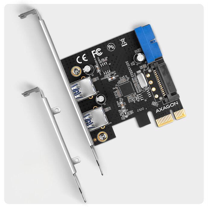 Axagon PCEU-232RS scheda di interfaccia e adattatore Interno USB 3.2 Gen 1 (3.1 Gen 1)