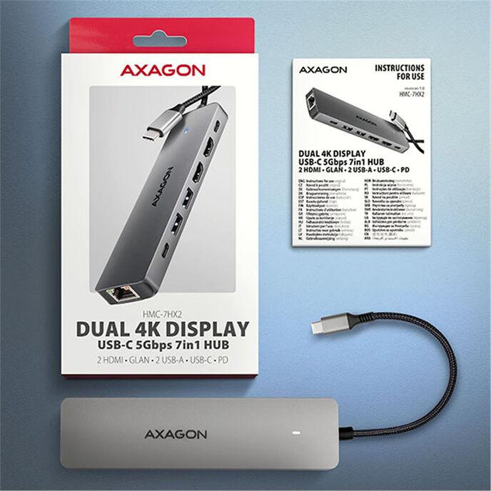 Axagon Nicht kategorisiert Cablato USB 3.2 Gen 1 (3.1 Gen 1) Type-C Grigio