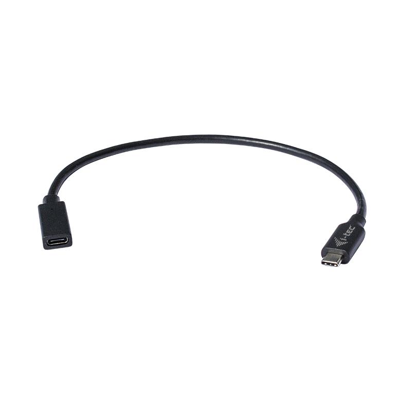 i-tec C31EXTENDCBL cavo USB 03 m USB 3.1 Type-C Nero (I-TEC USB-C EXT. CABLE 30 CM - I-TEC USB-C EXT. CABLE 30 CM)