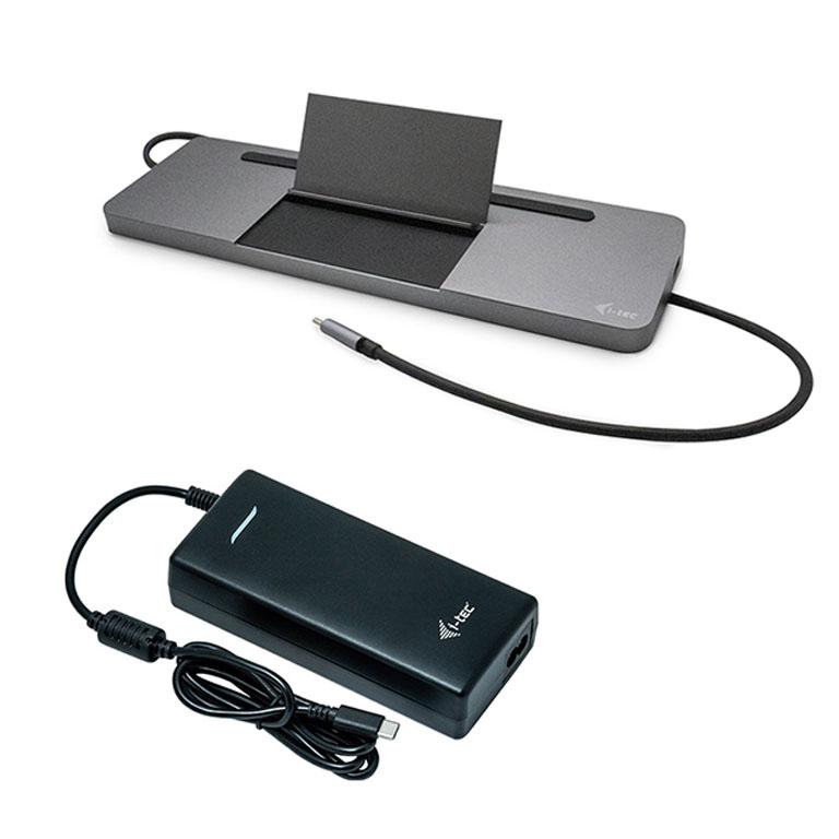 i-tec Metal C31FLATPRO112WUK replicatore di porte e docking station per laptop Cablato USB 3.2 Gen 1 [3.1 Gen 1] Type-C Grigio