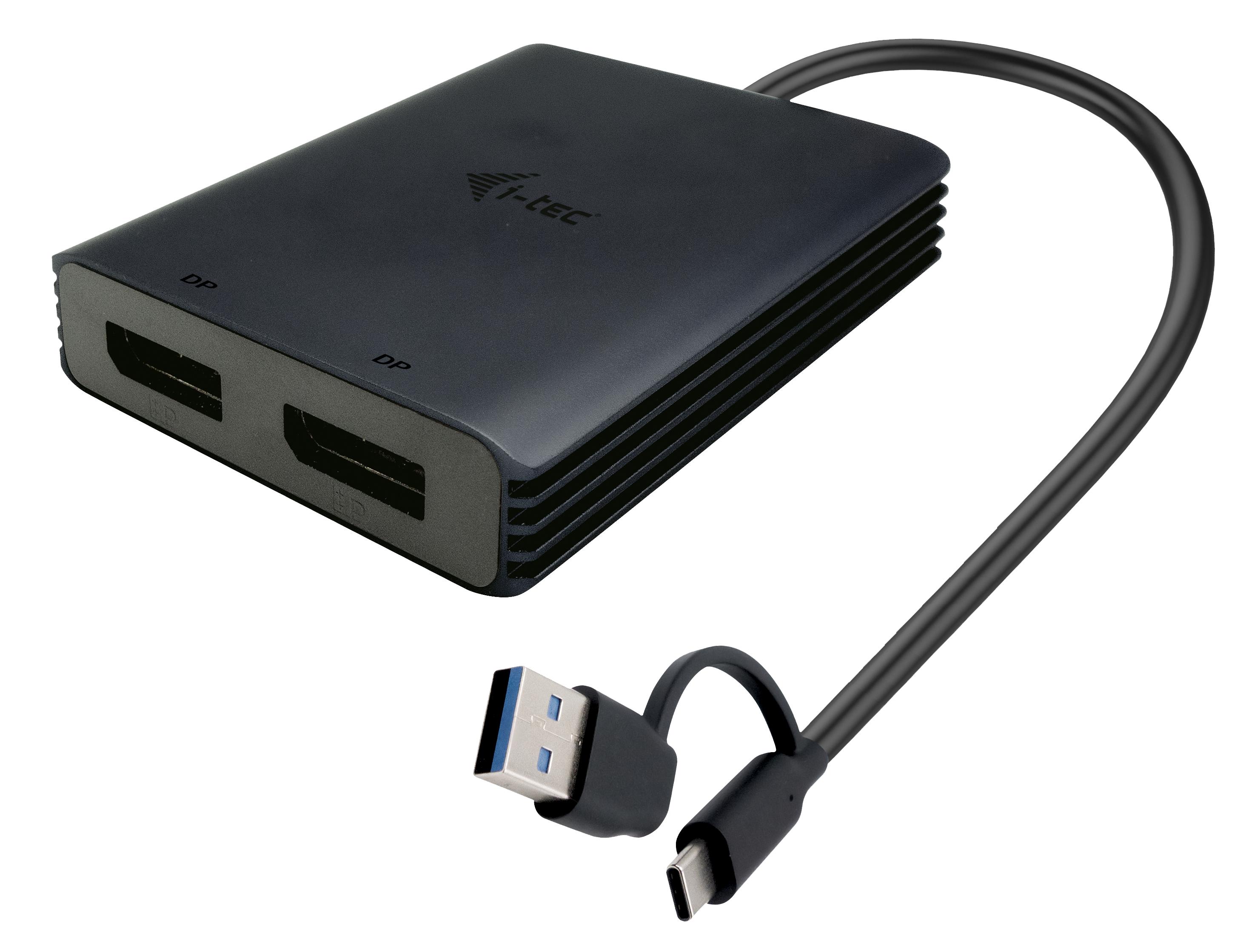 USB-A/USB-C DUAL 4K DP VIDEO ADAPT.