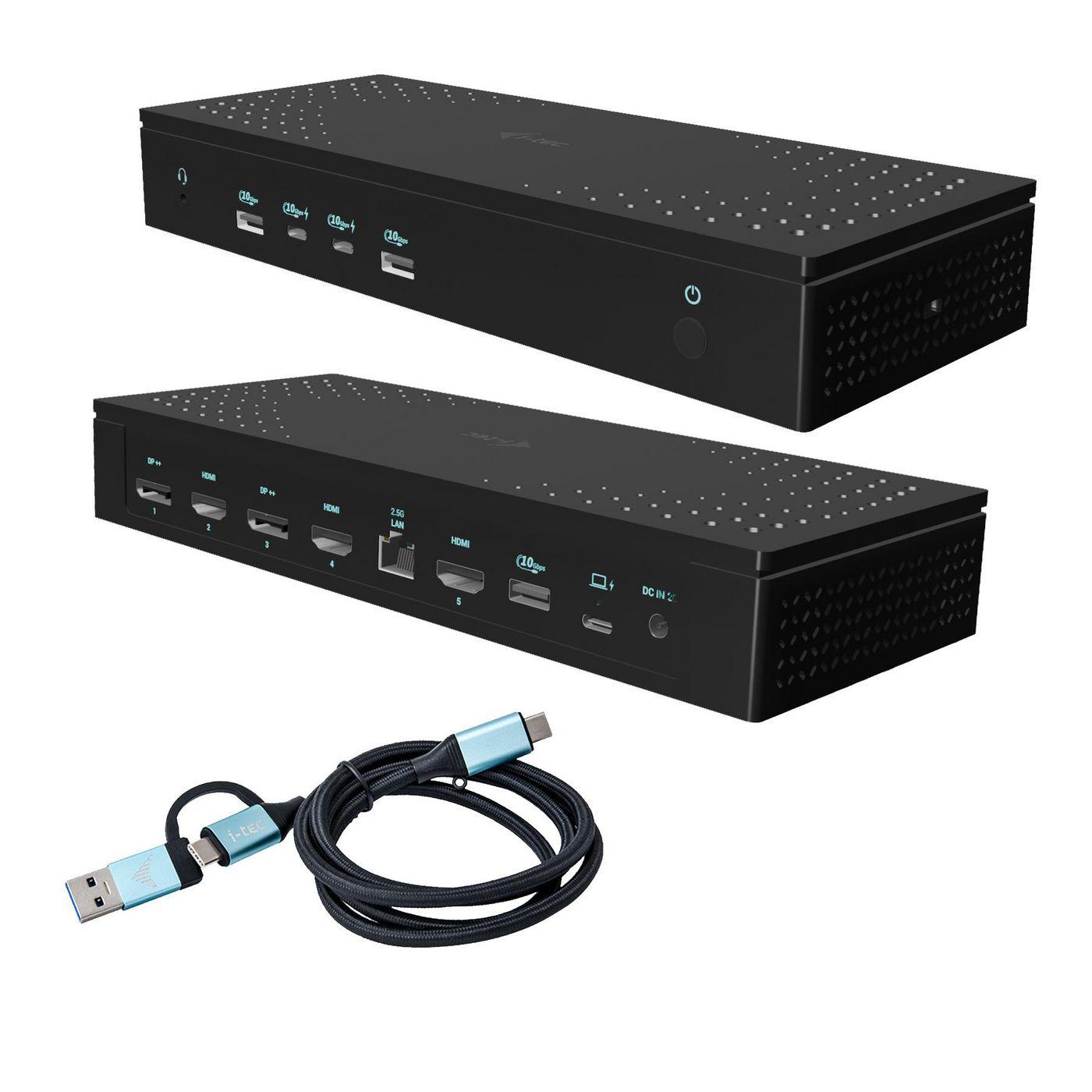 i-tec Universal 5x 4K/60Hz Display Docking Station Power Delivery 100W