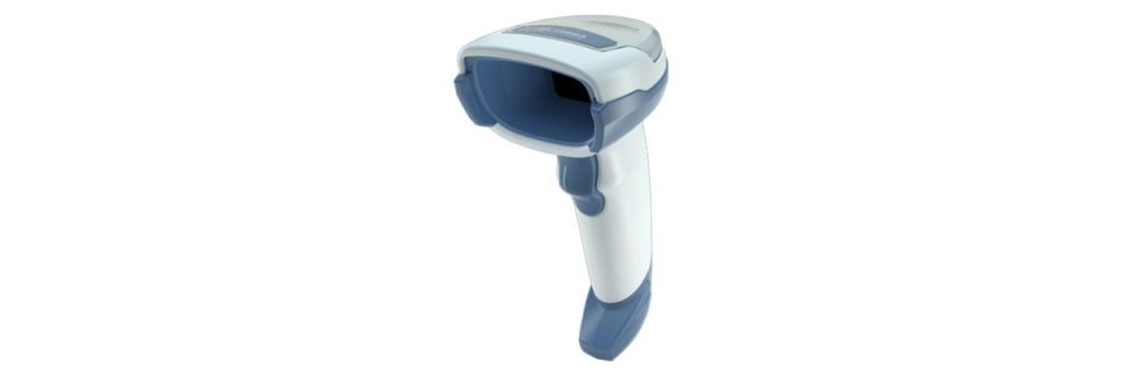 Lettore di codici a barre Zebra DS4608-HC4000BVZWW Lettore di codici a barre portatile 1D/2D LED Blu, Bianco