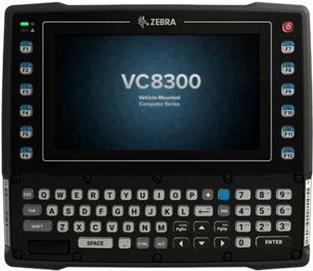 Zebra VC8300 computer palmare 20,3 cm [8] 1280 x 720 Pixel Touch screen 3,7 kg Nero (VC83 8IN FREEZER BASIC IO - 4/32GB SSD AND