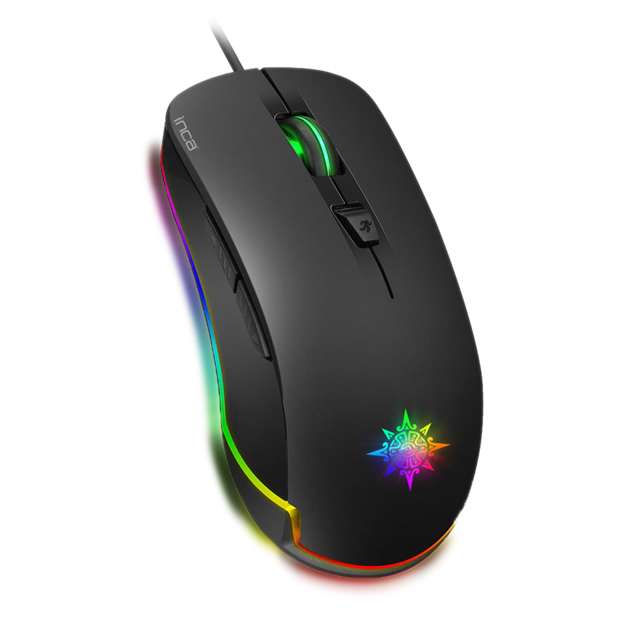 Mouse da gioco IMG-327 4800 DPI, RGB, 6 pulsanti, USB, SW