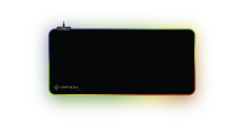 Tappetino per mouse da gioco IMP-022 RGB-LED, 770x295x3mm, SW