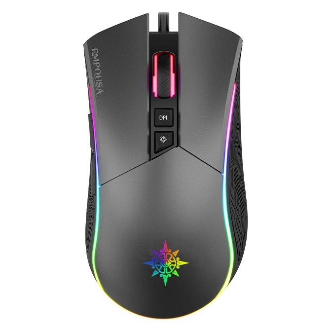 Mouse da gioco IMG-GT19 4800 DPI, RGB, 7 pulsanti, USB, SW