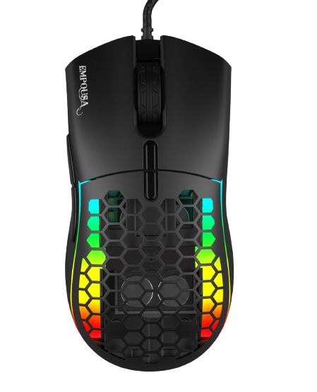 Mouse da gioco IMG-GT20 10000 DPI, RGB, 7 pulsanti, USB, SW