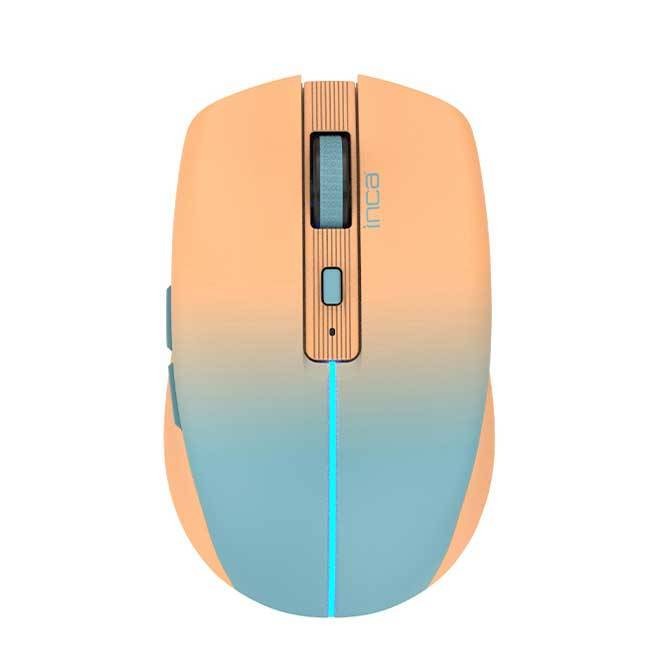 Mouse IWM-511RT 1600 DPI, Wrls BT, pulsante 6D, arancione