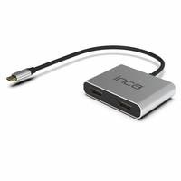 Adattatore ITPC-4 Tipo C 2xHDMI 4K30Hz,1xUSB-A,1xUSB-C