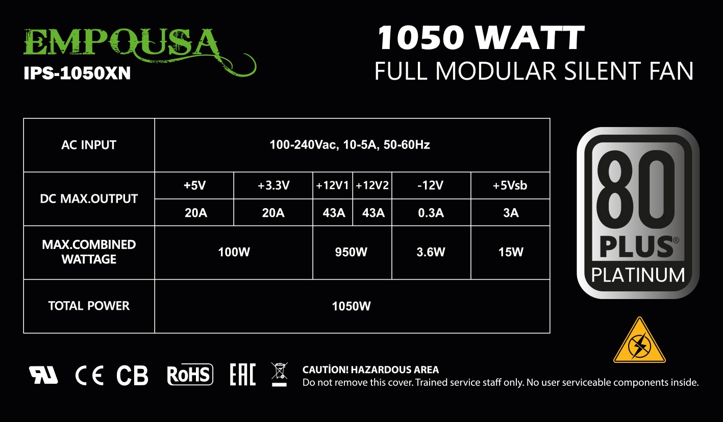 Alimentatore IPS-1050XN