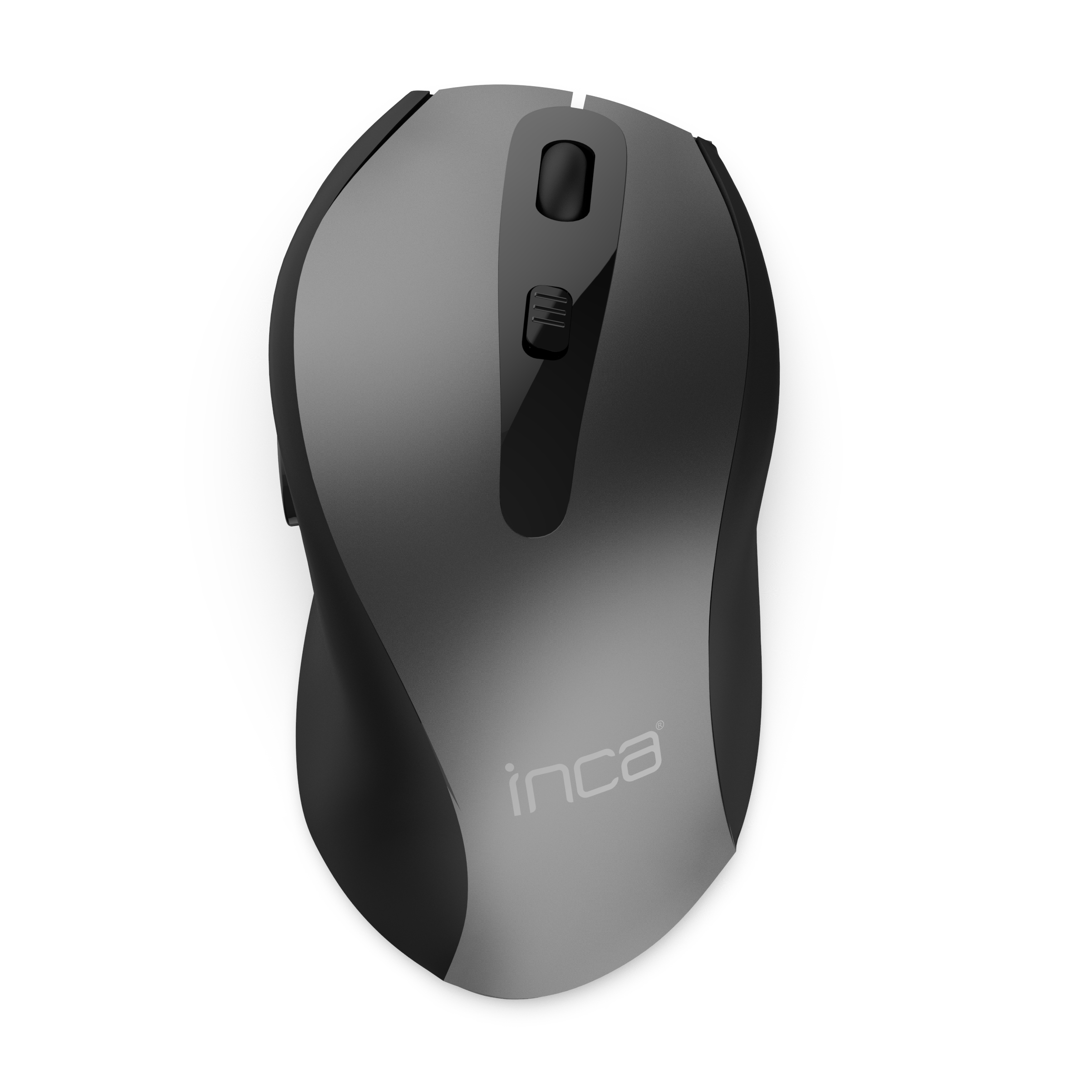 Mouse IWM-505 ergonomico, wireless, 1600 DPI, laser, SW