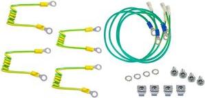 Set di cavi LogiLink per la messa a terra di armadi a pavimento da 4830 cm (19") sezione del cavo 25 mm lunghezza 300 mm cavo i