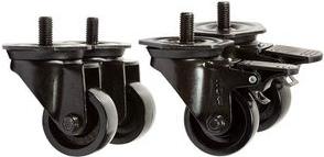 LogiLink Roller Set per armadi da 48,30 cm (19 "), 600 kg per mobili da supporto conovate senza base, 150 kg di carico per - 1