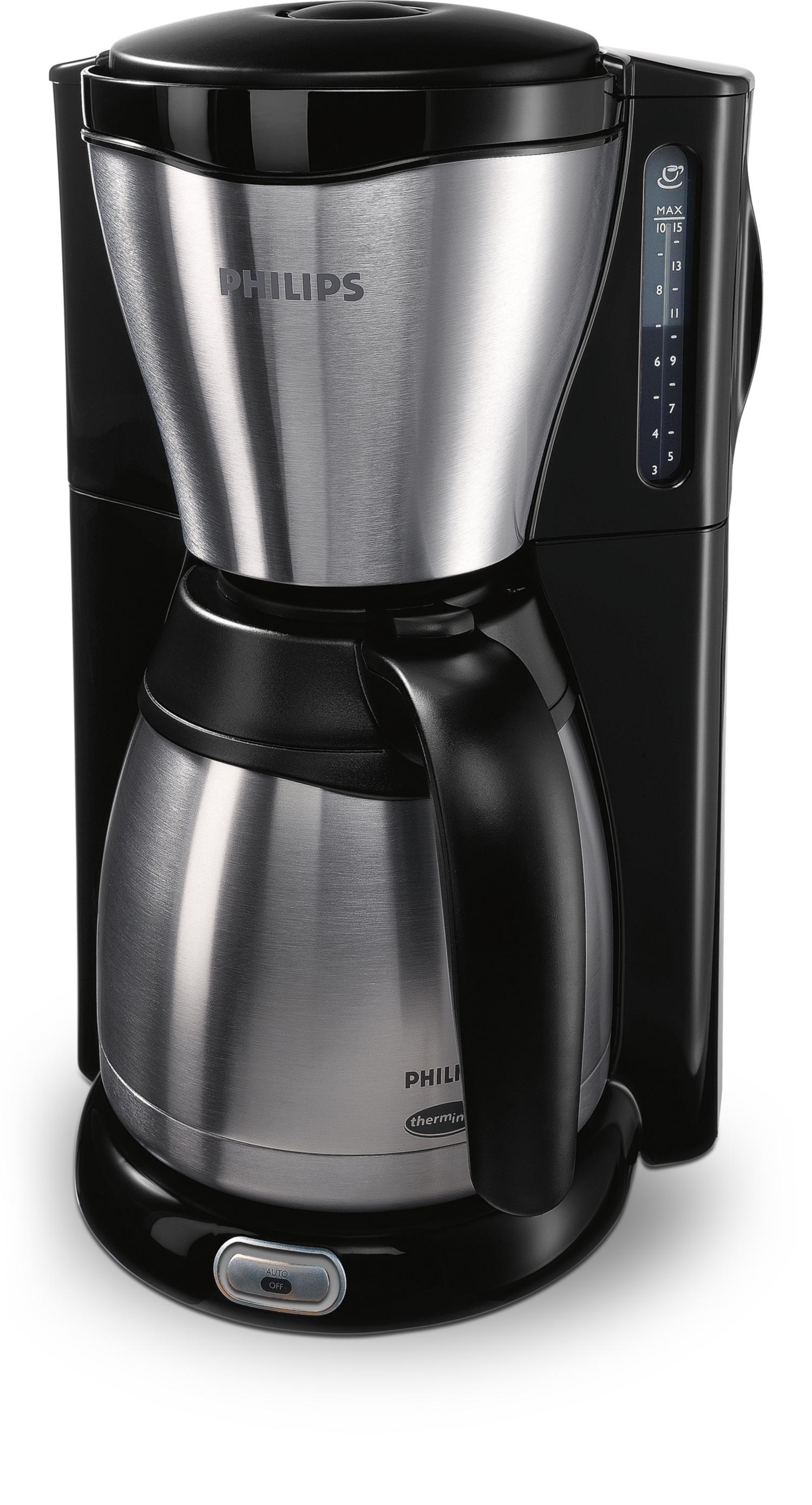 Philips Café Gaia HD7546 maschera da caffè 1,2 litri metallo/assortiti