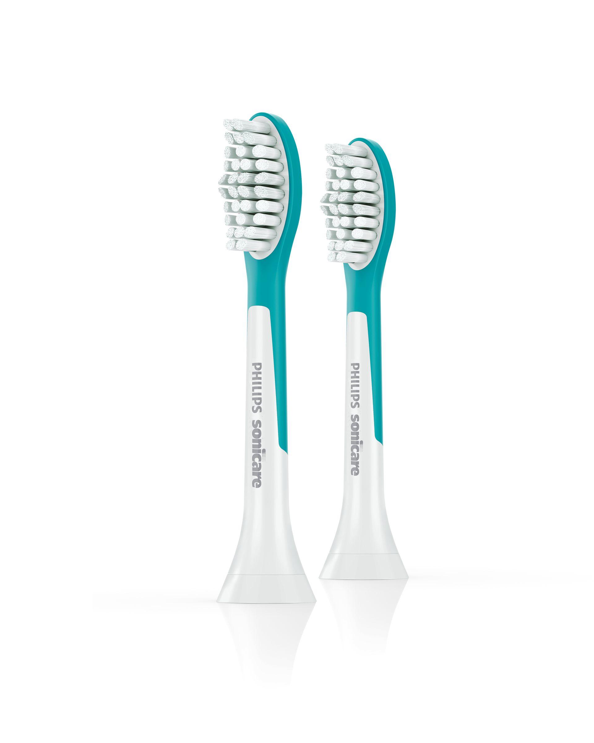 Philips Confezione DA 2 Standard di testine - 2 Pezzo (I) - Blu - Bianco - Medio - Gomma