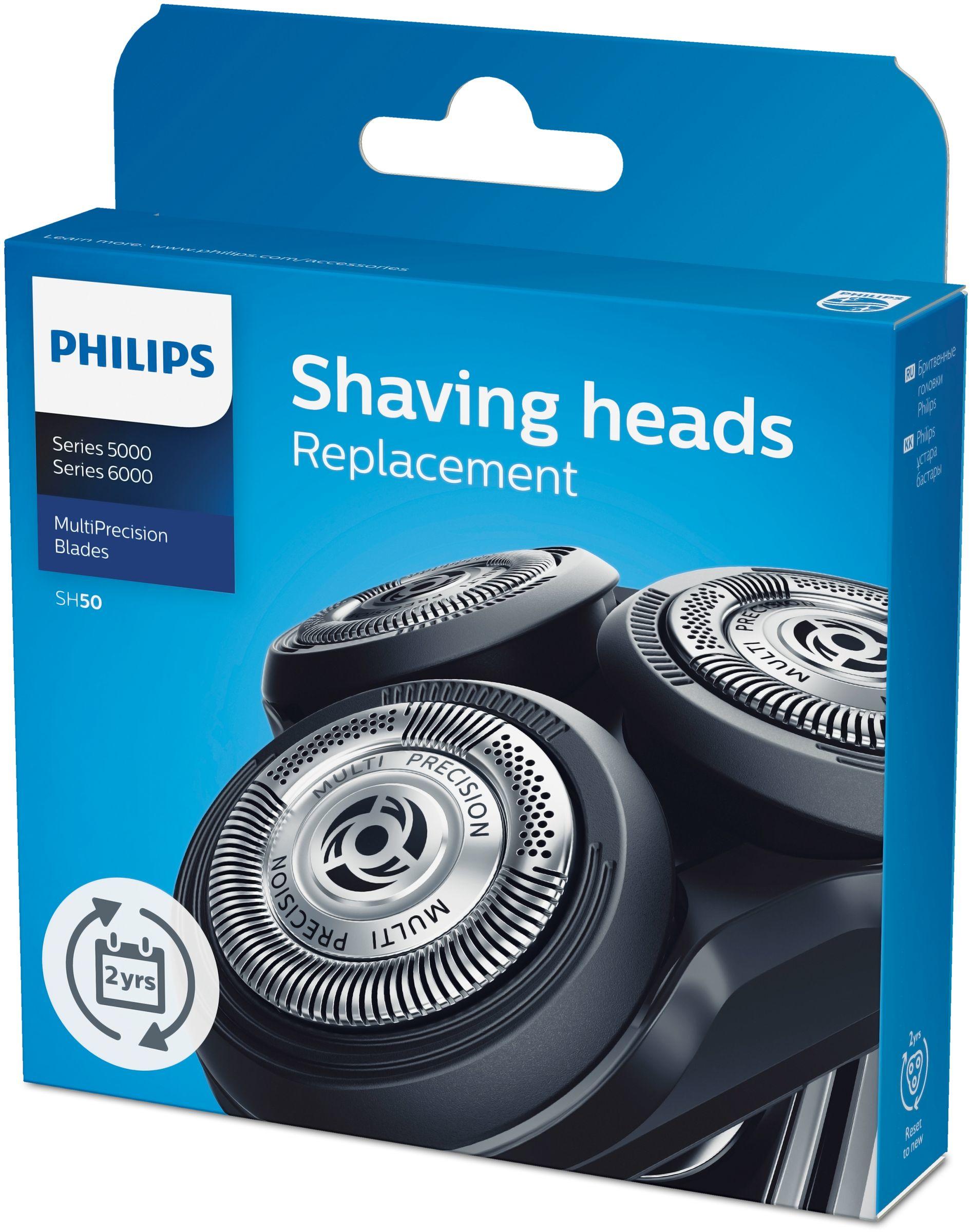 Passend fr Philips Series 5000 Aqua Touch S5XXX S6XXX Set bestehend aus 3x Scherfolie mit Klingenblock