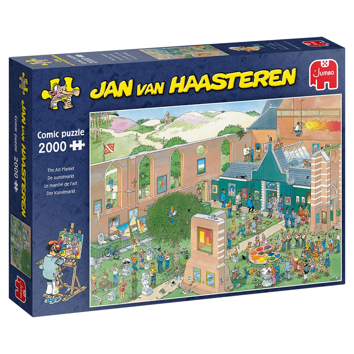 Jan van Haasteren he Art Market 2000 pcs Puzzle 2000 pz Cartoni