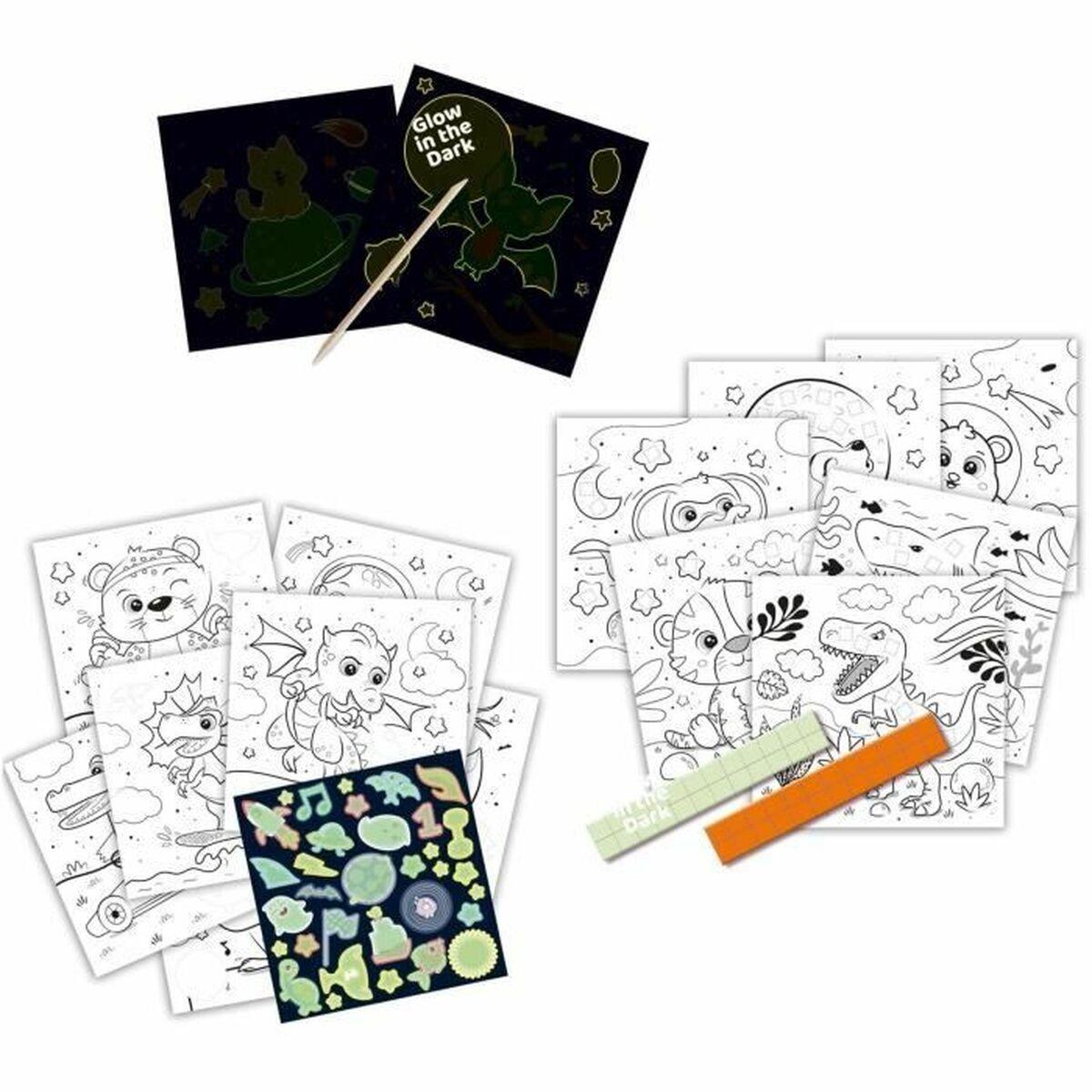 SES CREATIVE 3-in-1 Activity Glow-in-the-Dark