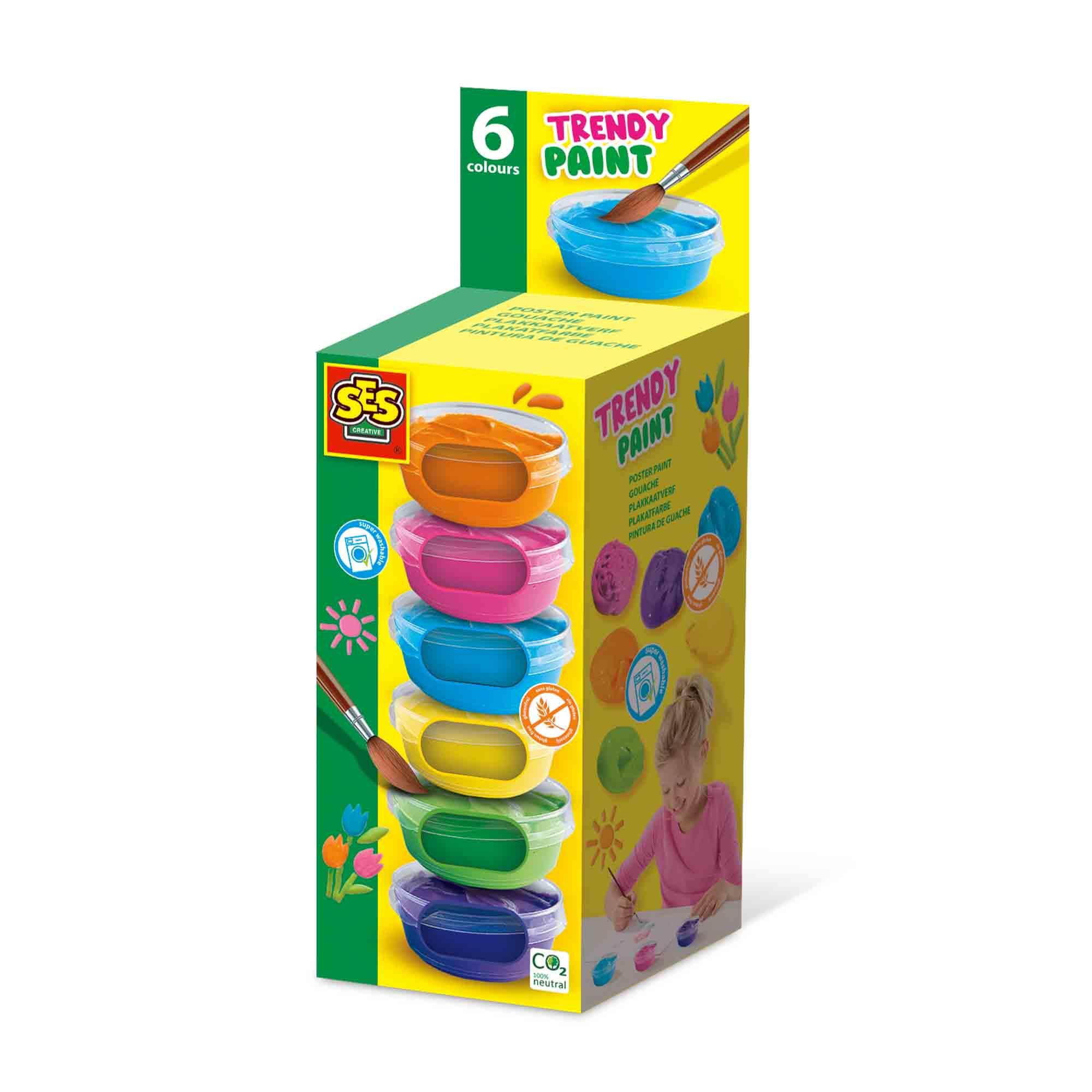 SES CREATIVE Trendy Poster Paint 3 Years and Above 00382