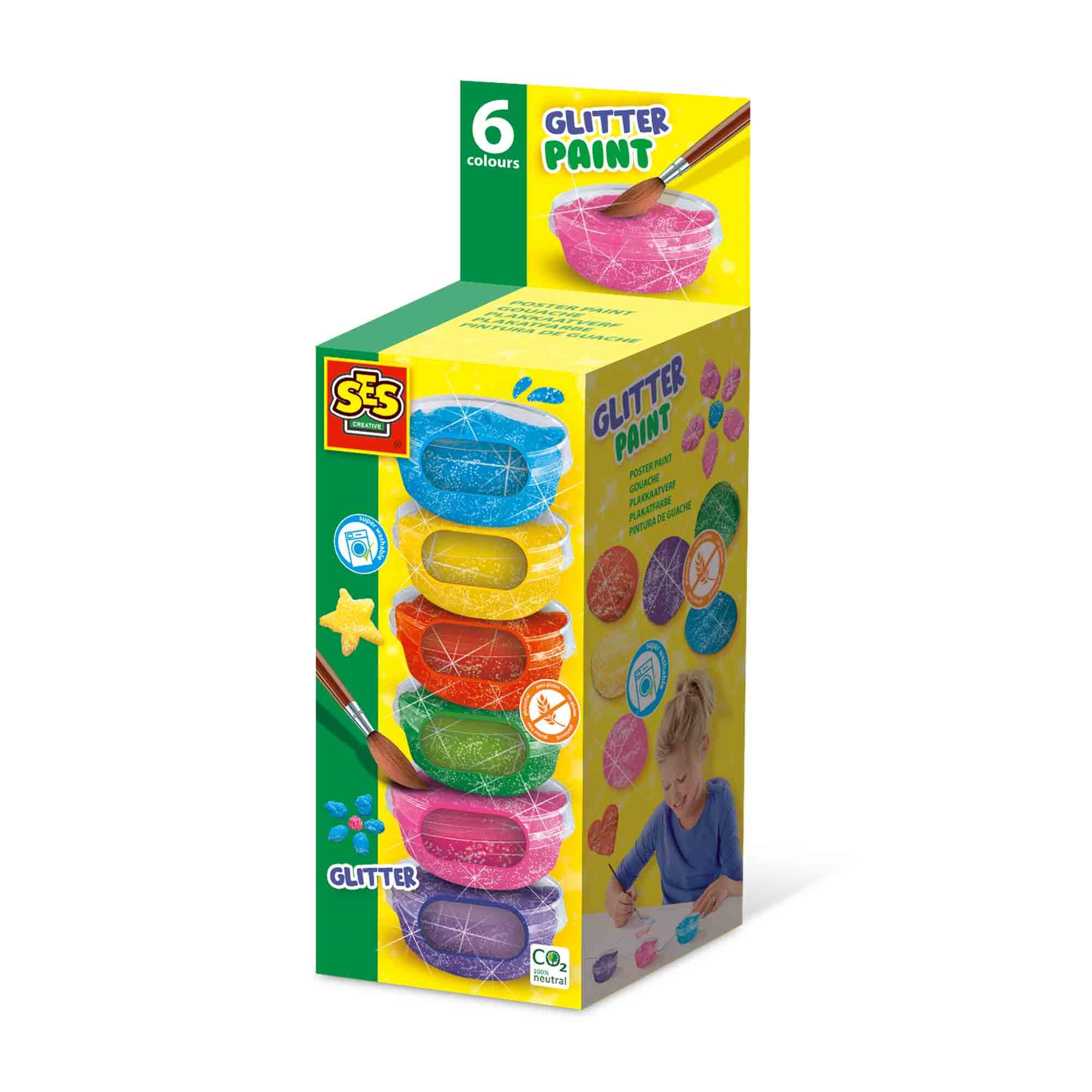 SES CREATIVE Glitter Poster Paint 3 Years and Above 00384