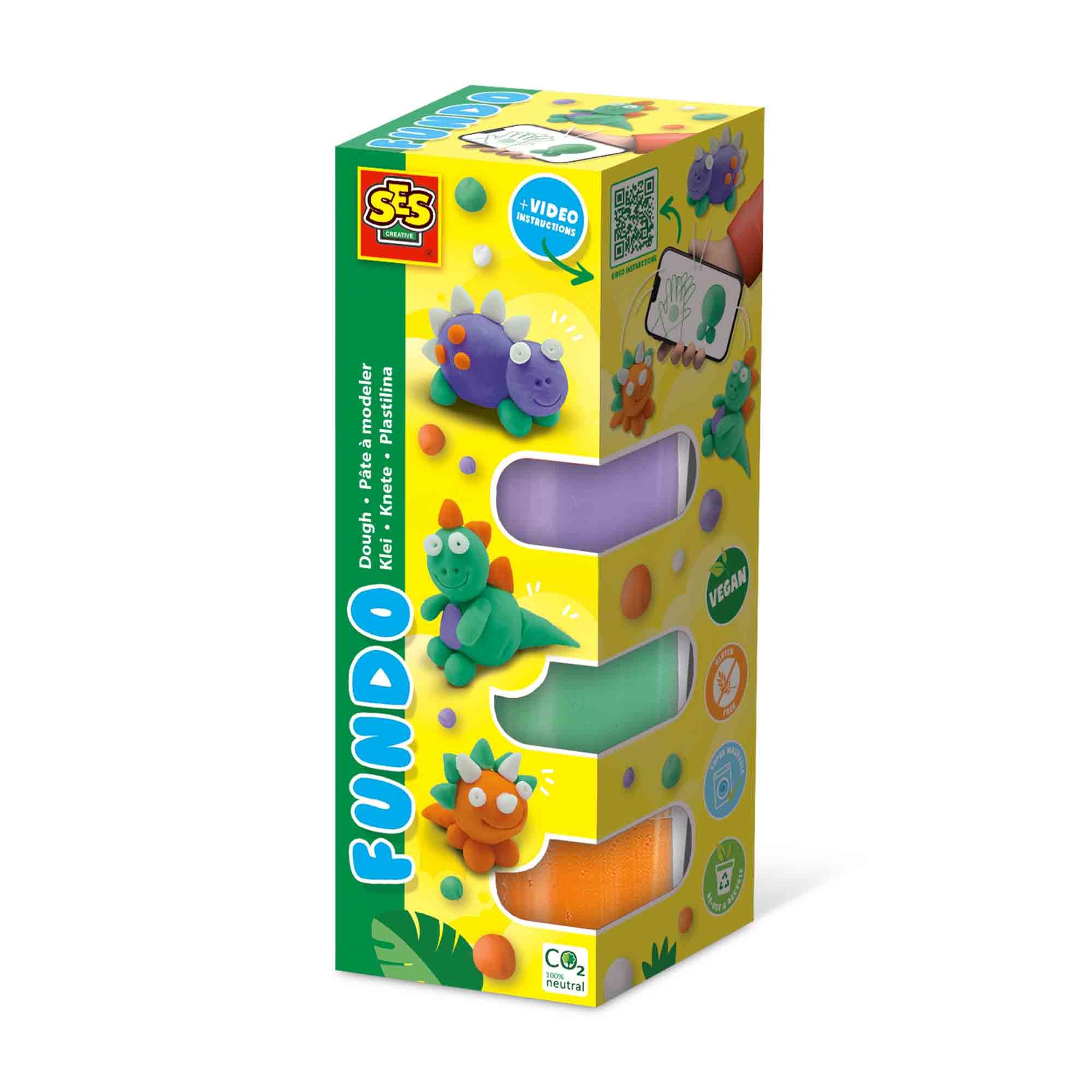 SES CREATIVE Fundo Dough Dinos 3 Years and Above 00812
