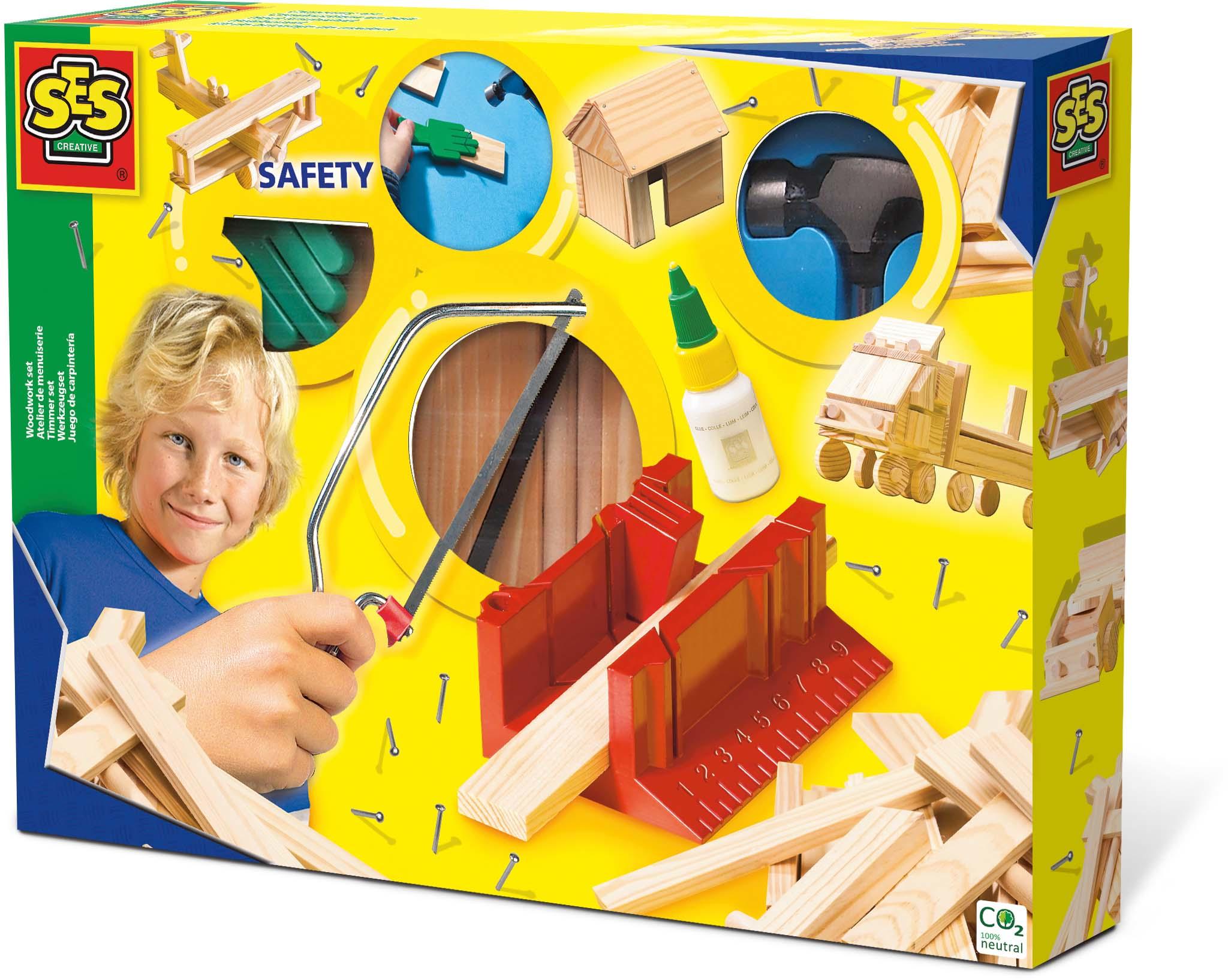SES CREATIVE Woodwork Set Deluxe Set 5 Years or Above 00944