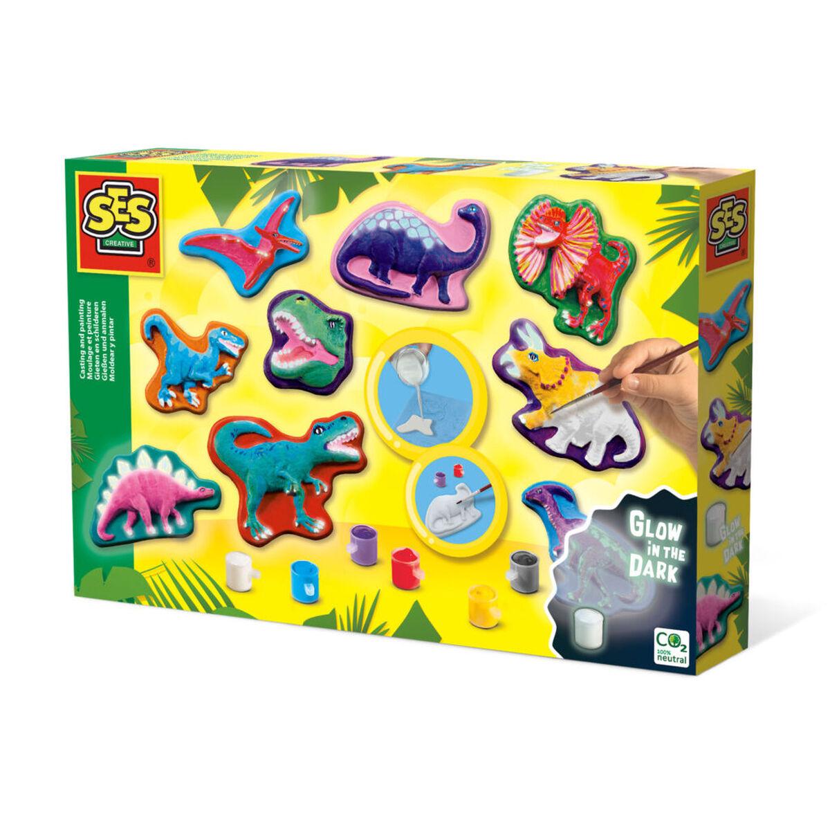 SES CREATIVE Dino Fantasy Casting and Painting Set Five Years and Above 01292