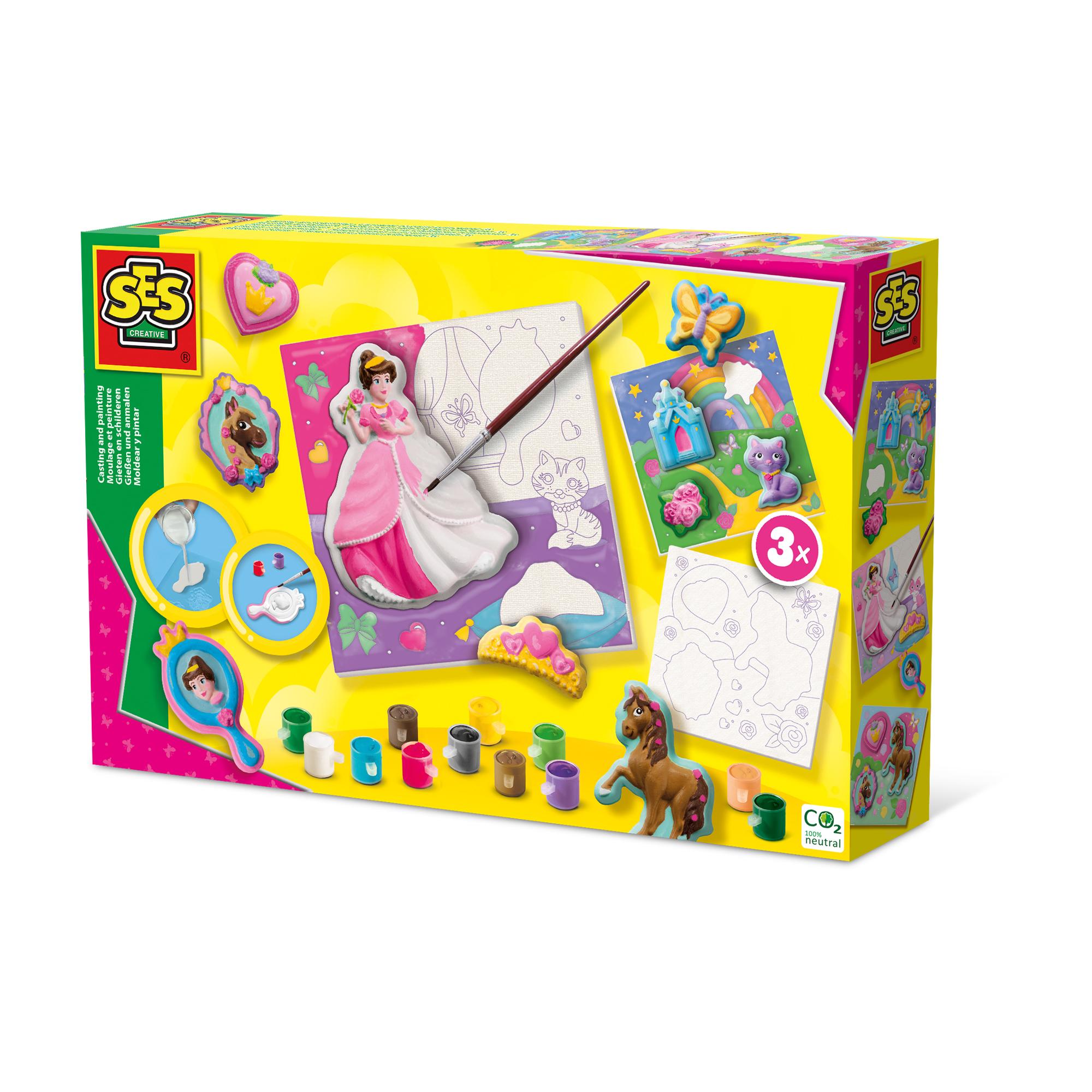 SES CREATIVE Canvases to Paint Princesses Casting and Painting 01349