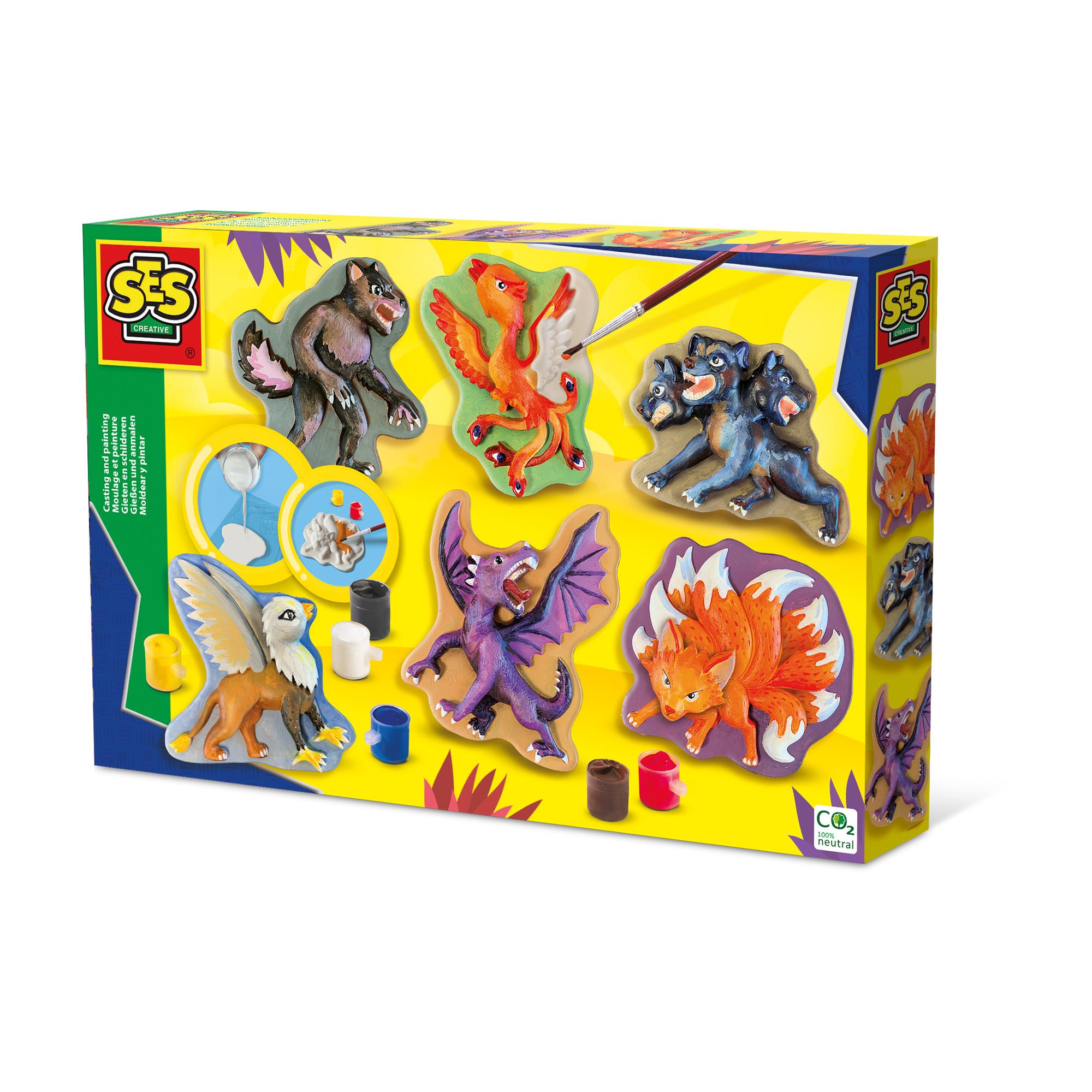 SES CREATIVE Mythical Creatures Casting and Painting 5 Years and Above 01404