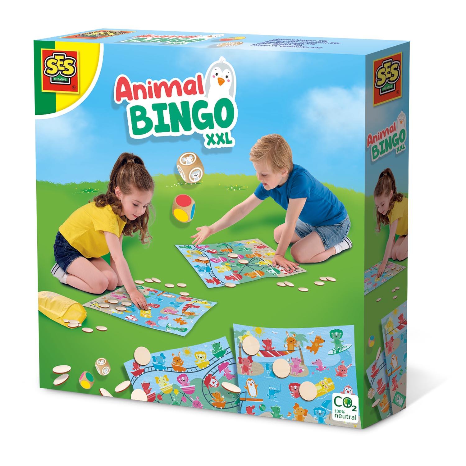 SES CREATIVE Animal Bingo XXL Game 4 Years and Above 02231