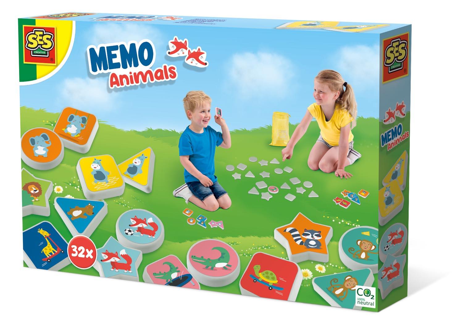 SES CREATIVE Children's Memo Animals 3 Years and Above 02233