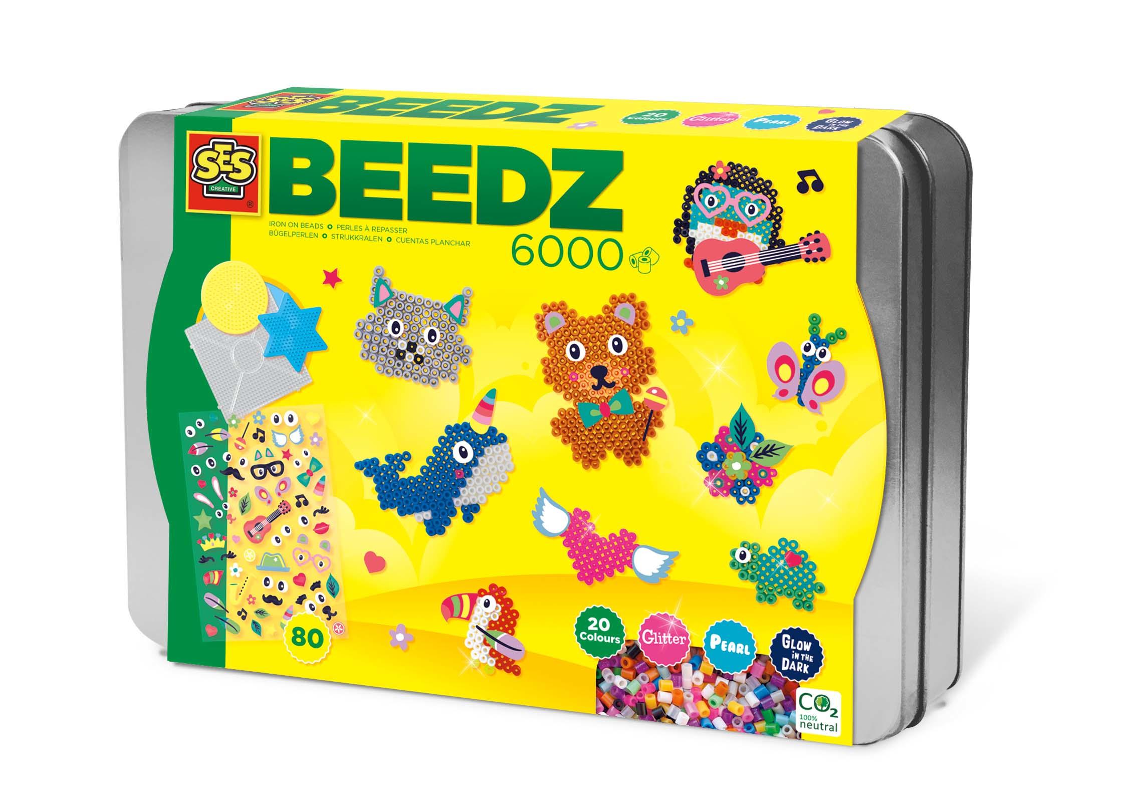 SES Creative Beedz Perline da stirare - Scatola di smistamento luxury (SES CREATIVE Children's Beedz Luxury Sorting Box Iron-on