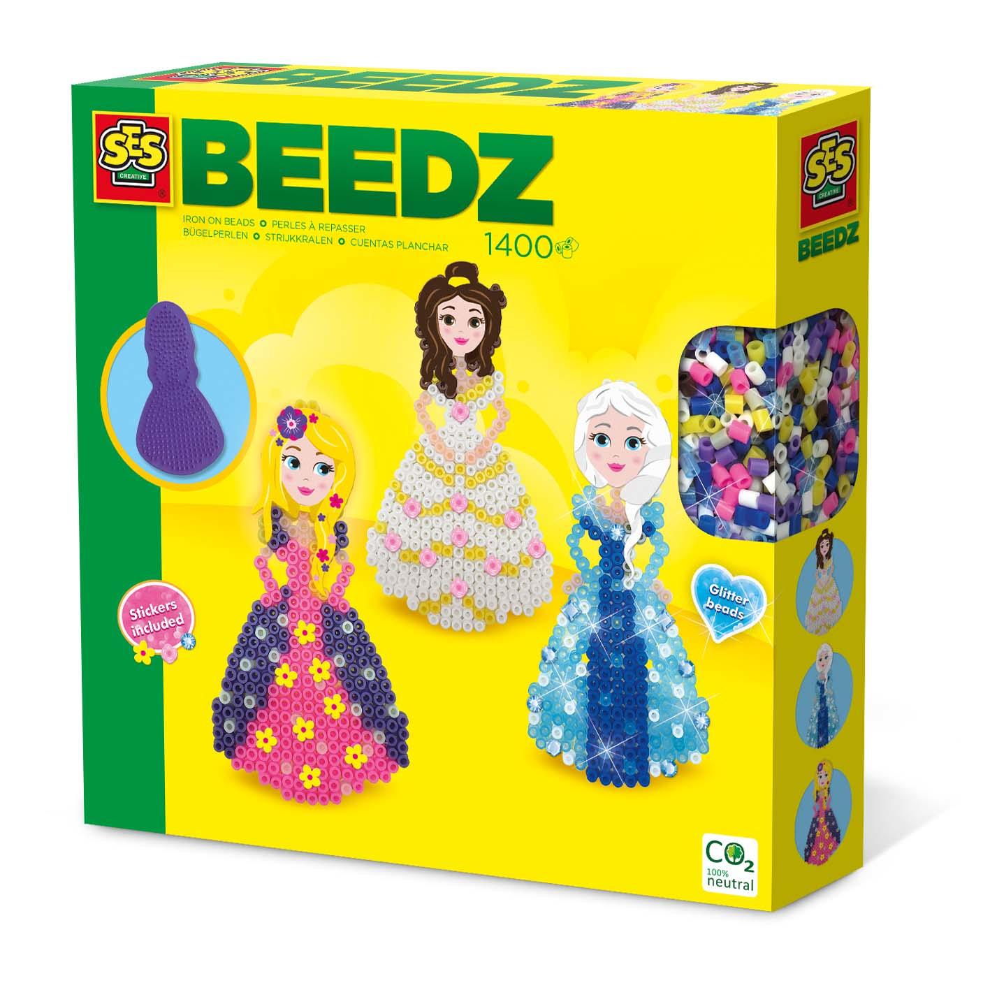 SES CREATIVE Princesses Iron-on Beads Mosaic Set 5 Years or Above 06268
