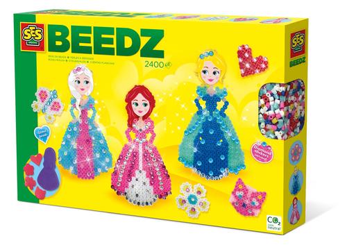 SES CREATIVE Princesses Diamond Iron-on Beads Mosaic Set 5 Years or Above 06269