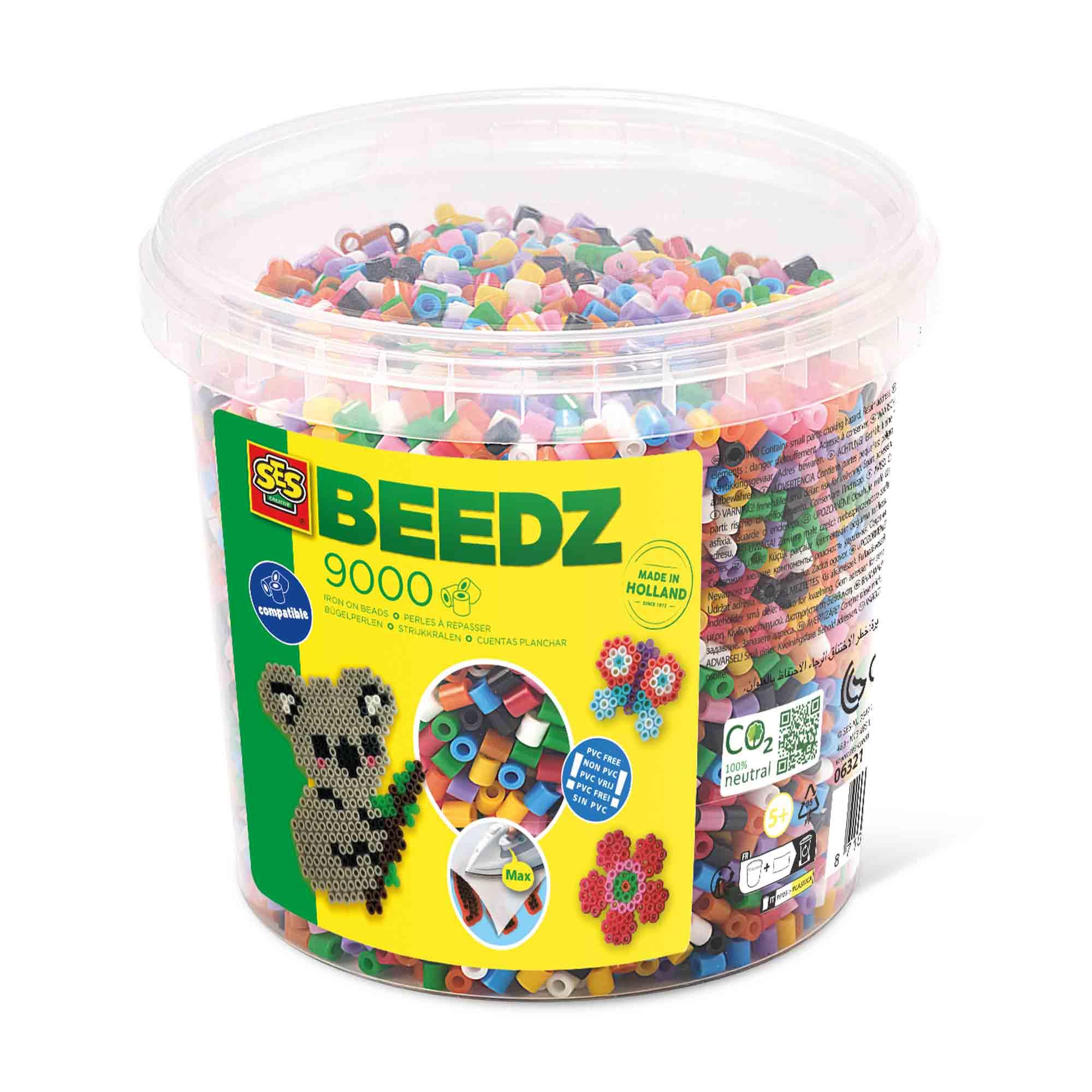 SES CREATIVE 9000 Mix Iron-on Beads 5 Years and Above 06321