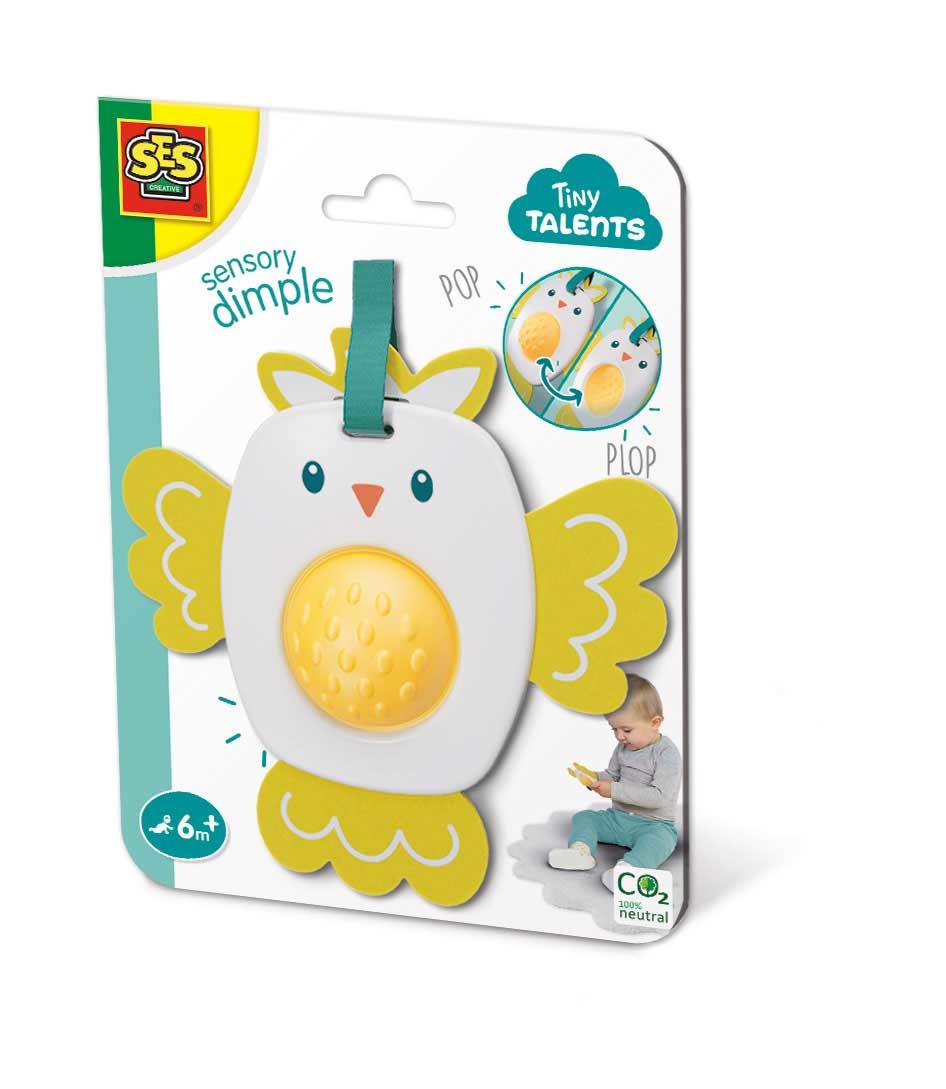 SES CREATIVE Tiny Talents Bird Clutching Sensory Dimple Toy 6 Month and Above 13126