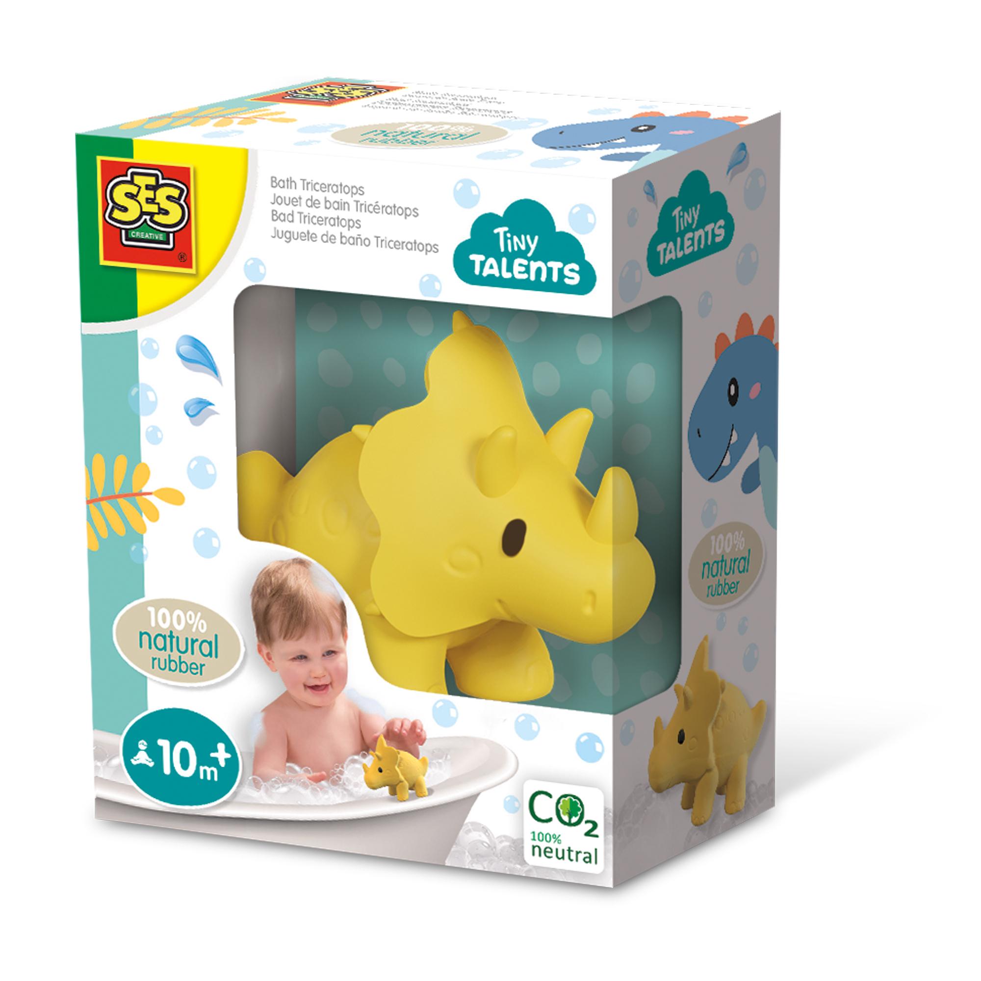 SES CREATIVE Tiny Talents Bath Triceratops 13212