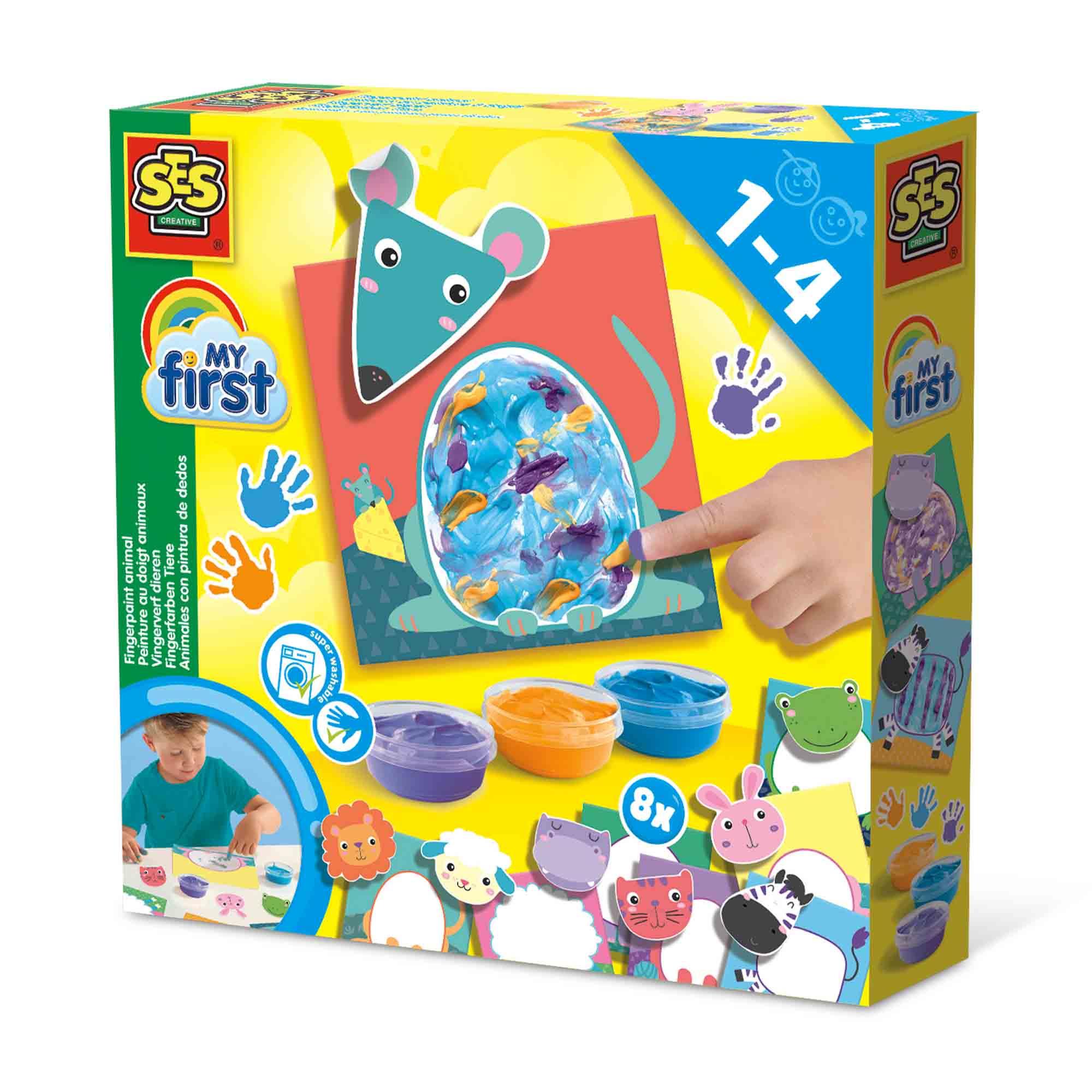 SES CREATIVE My First Fingerpaint Animals 1 to 4 Years 14444