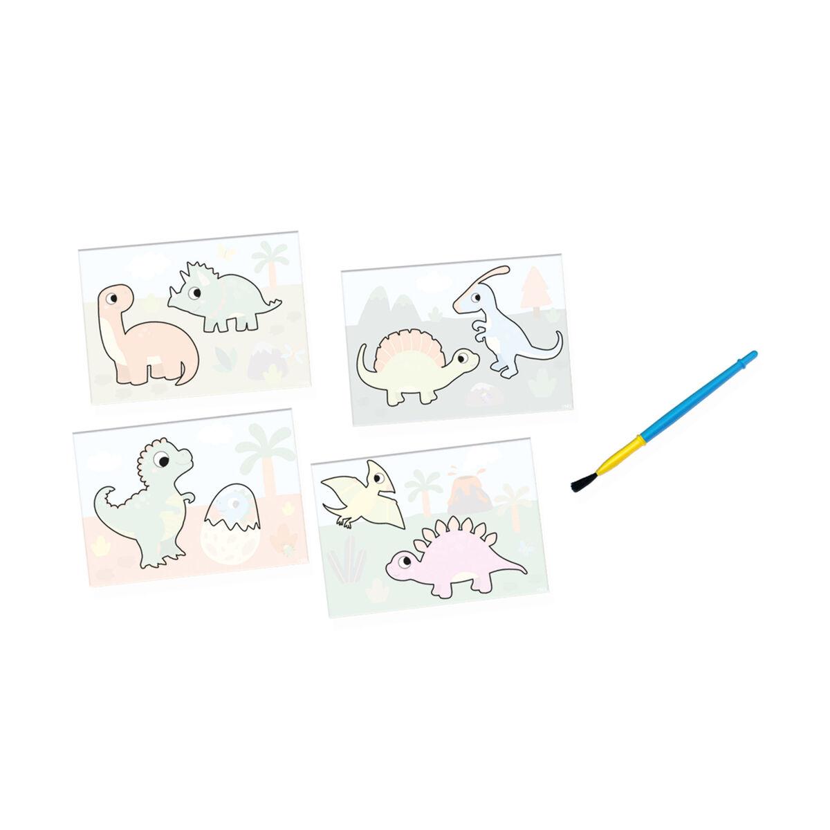 SES CREATIVE Dinos Colouring with Water Painting