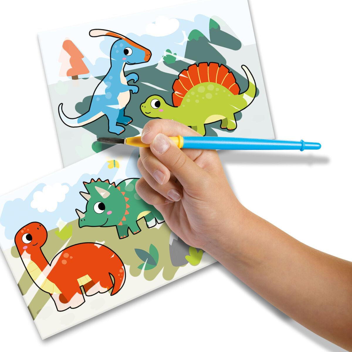 SES CREATIVE Dinos Colouring with Water Painting