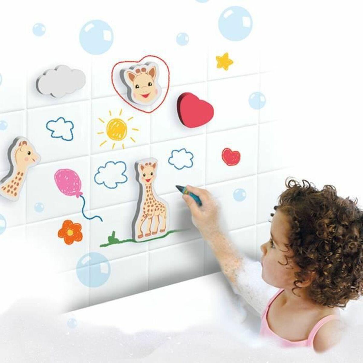 SES CREATIVE Sophie La Giraffe Bath Crayons with Shapes 2 Years and Above 14498