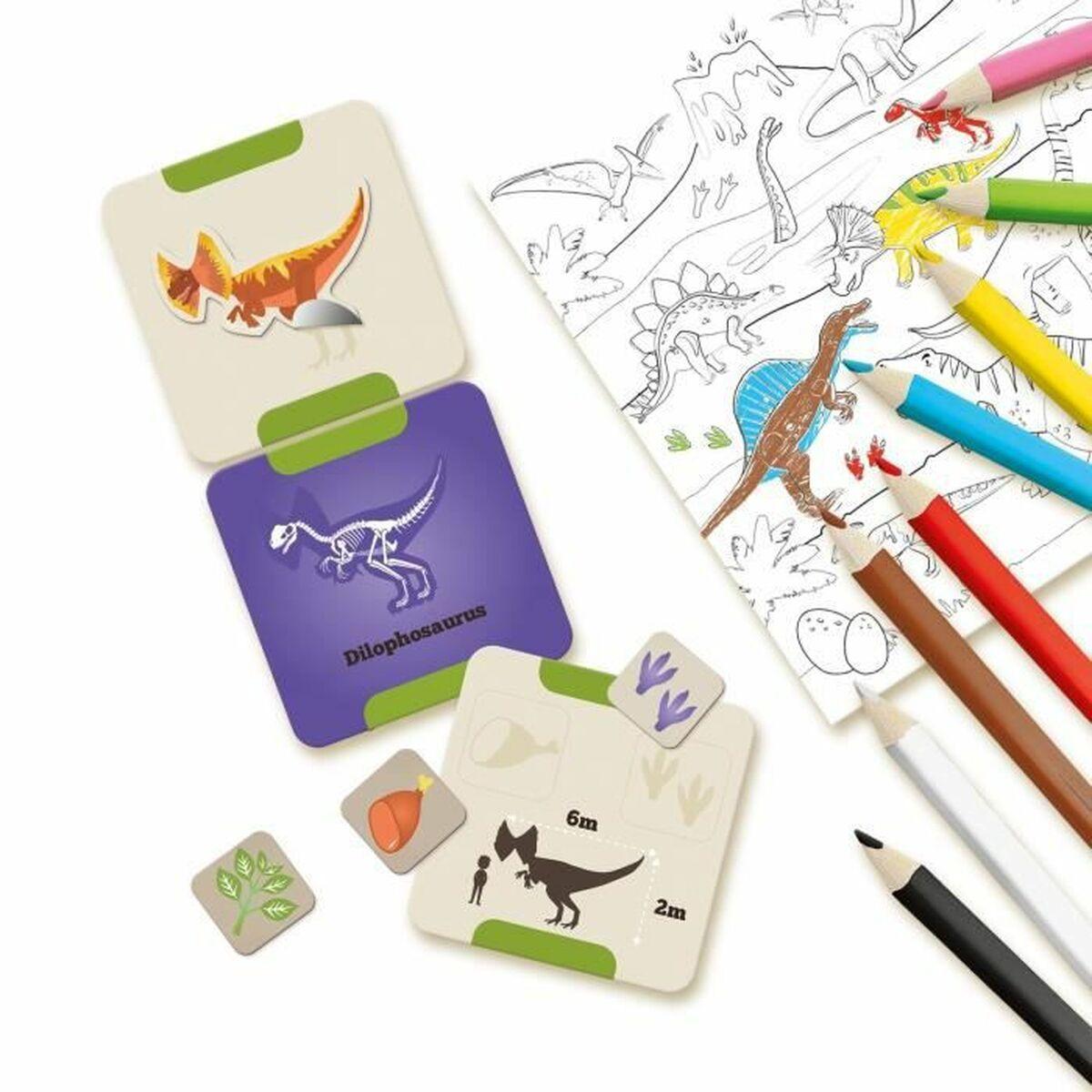 SES CREATIVE I Learn Dinosaurs Colouring Set 3 to
