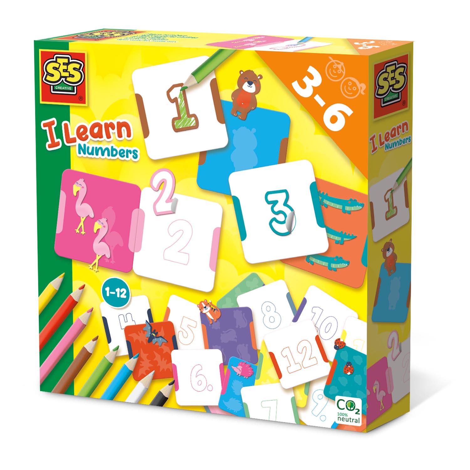 SES CREATIVE I Learn Numbers 2-in-1 Set 3 to 6 Years 14639