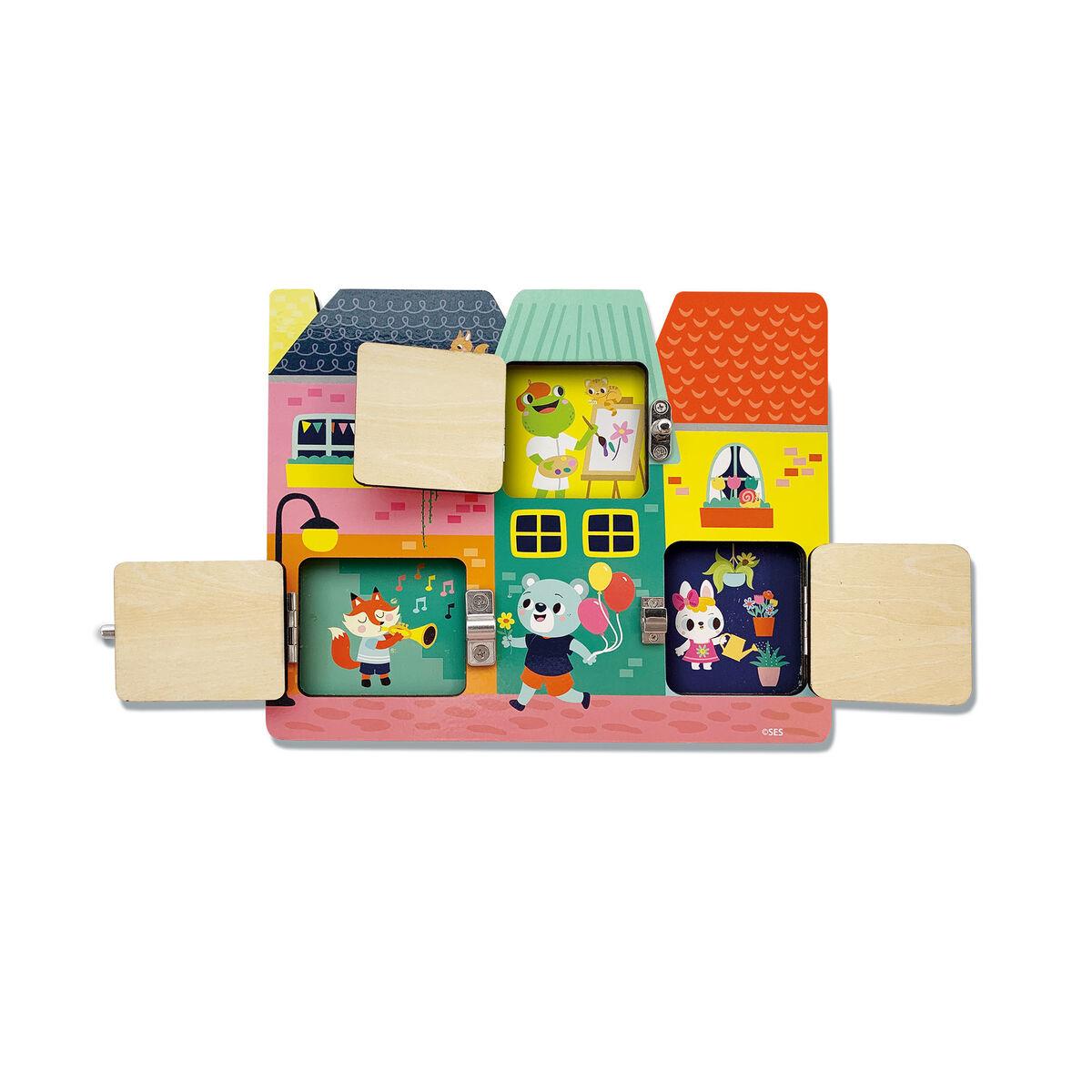 SES CREATIVE I Learn Latches Board 3 to 6 Years